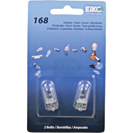 Aftermarket Eiko Light Bulb EIK-168BP-JN